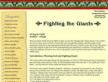 Tablet Screenshot of fightingthegiants.com